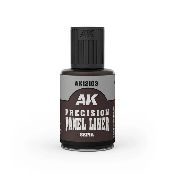 AK Interactive AK12103 Precision Paneliner Sepia 30ml