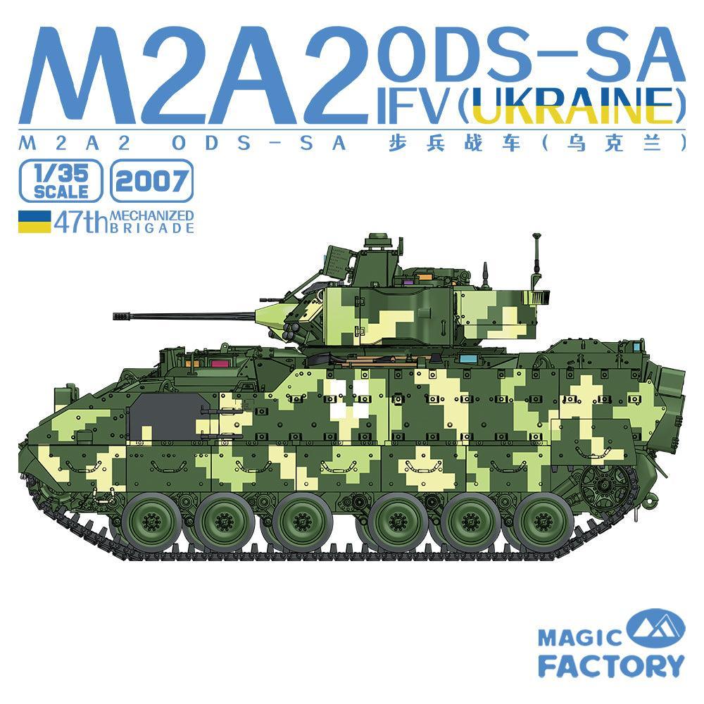 Magic Factory 2007 M2A2 ODS-SA IFV Ukraine 1/35 Model Kit - A-Z Toy Hobby