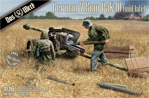 Das Werk 16020 German 7.5cm PaK40 (mid/late) 2 in 1 1/16 Model Kit - A-Z Toy Hobby