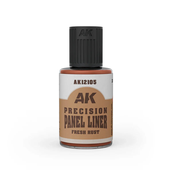 AK Interactive AK12105 Precision Paneliner Fresh Rust 30ml