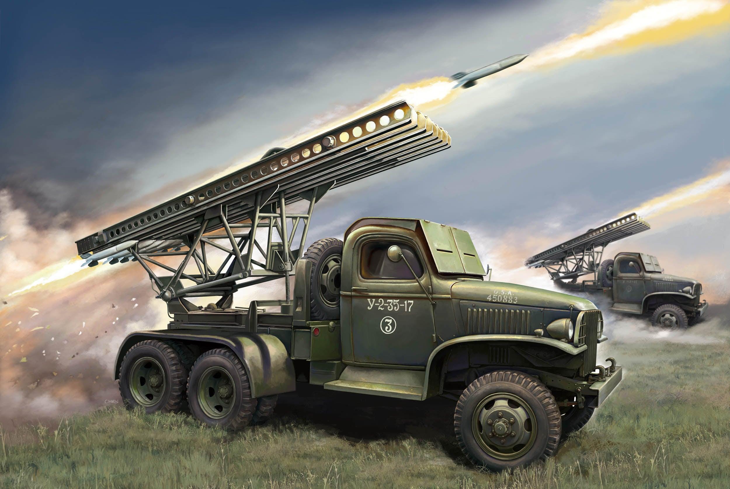 Hobby Boss 84572 GAZ-AAA with BM13/16 Katyusha 1/35 Model Kit - A-Z Toy Hobby