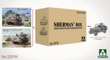 Takom 2207W Sherman 2 Box (2 Sherman Kits + Jeep) 1/35 Model Kit