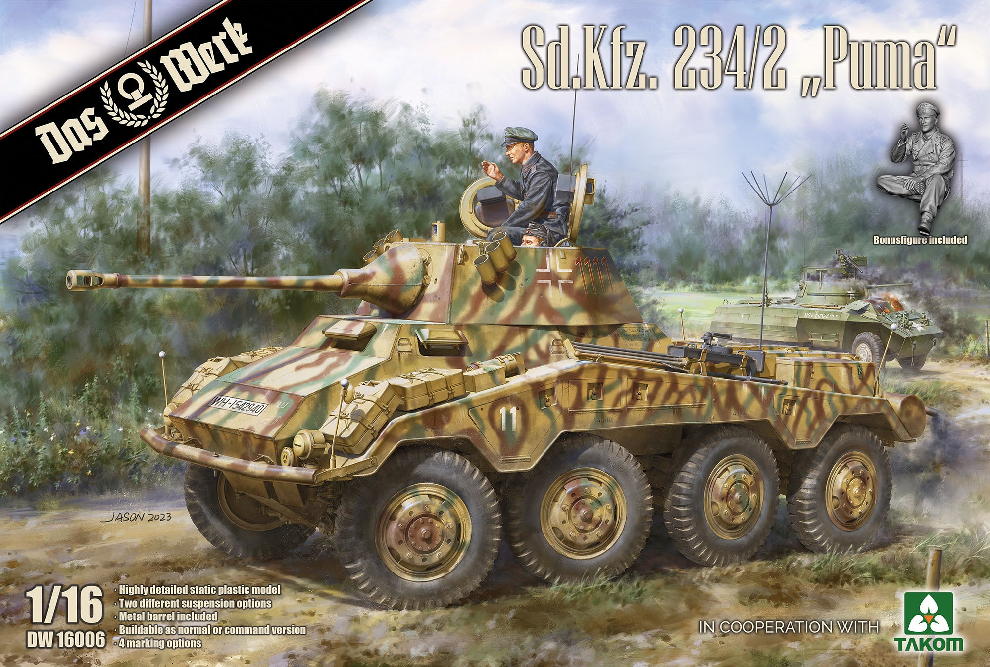 Das Werk 16006 Sd.Kfz. 234/2 "Puma" 1/16 Model Kit