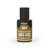 AK Interactive AK12107 Precision Paneliner Raw Umber Greenish 30ml - A-Z Toy Hobby
