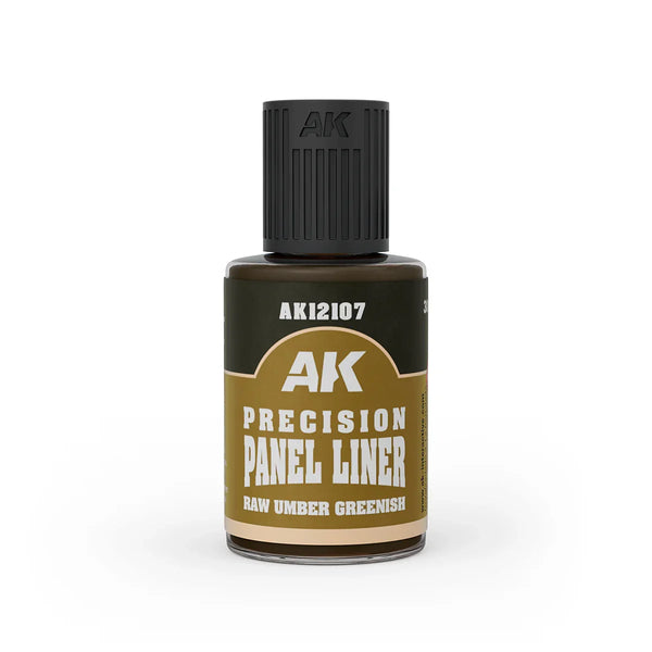 AK Interactive AK12107 Precision Paneliner Raw Umber Greenish 30ml