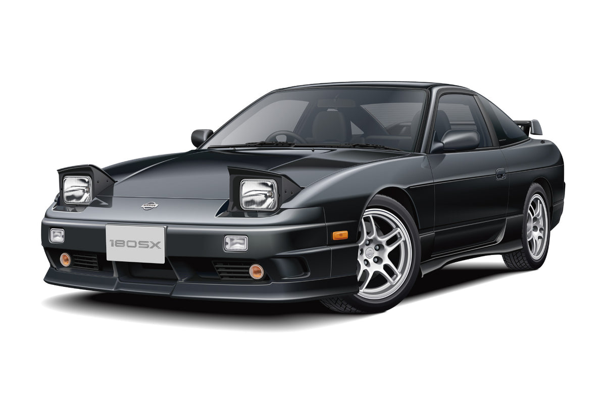 Aoshima SP14 Nissan RPS13 180SX Type X 1996 Custom Wheel 1/24 Model Kit
