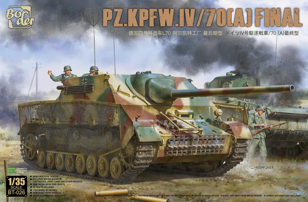 Border Model BT026 Pz.Kpfw.IV/70(A) Final 1/35 Model Kit