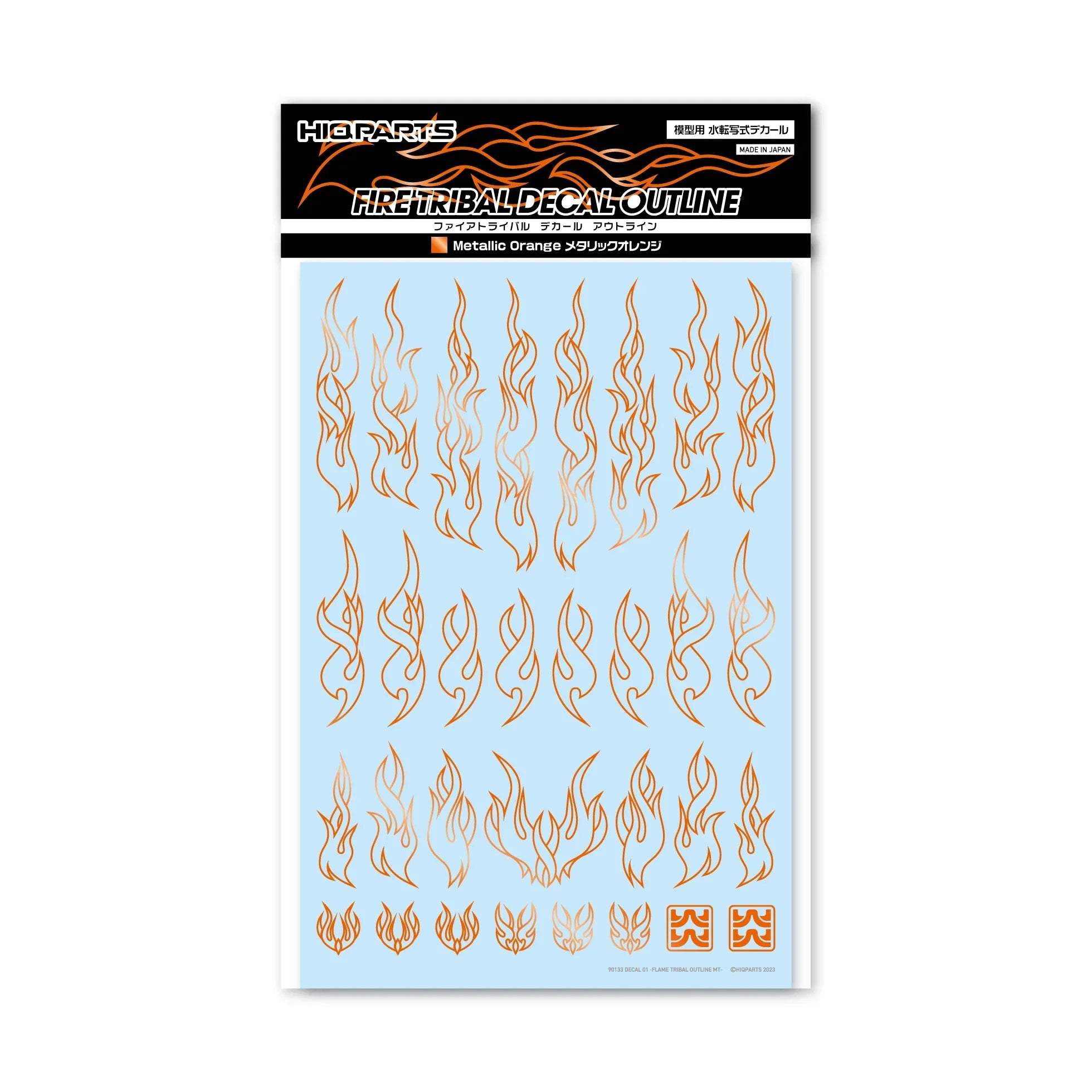 HIQParts Fire Tribal Outline Water Decal - A-Z Toy Hobby