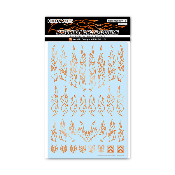 HIQParts Fire Tribal Outline Water Decal
