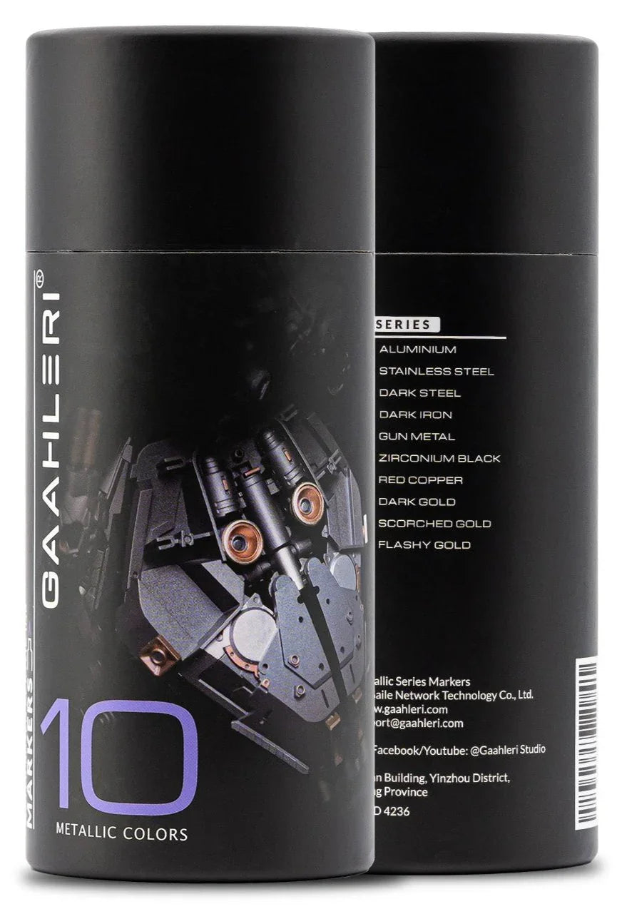 Gaahleri Metallic Marker Set - A-Z Toy Hobby