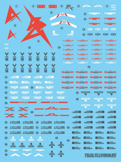 G-Rework Water Decal For PG Unleashed RX-93 Nu Gundam