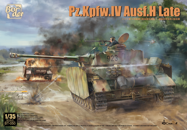 Border Model BT050 Pz.Kpfw.IV Ausf.H Late 1/35 Model Kit