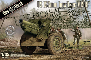 Das Werk 35023 US 155mm Howitzer M1918 1/35 Model Kit - A-Z Toy Hobby