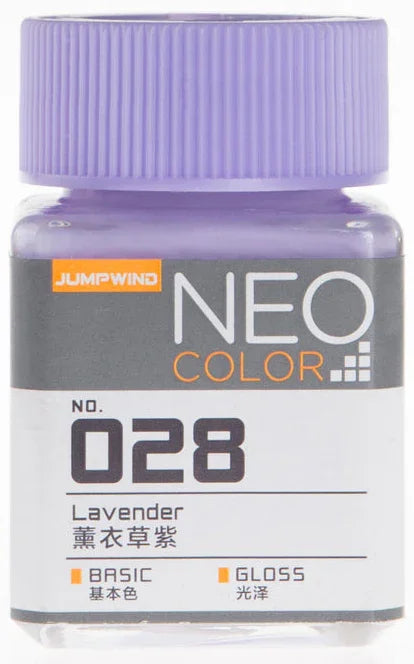 Jumpwind 028 Neo Color Gloss Lavender Paint 18ml - A-Z Toy Hobby