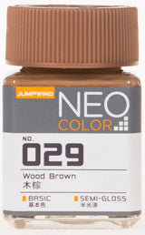 Jumpwind 029 Neo Color Semi Gloss Wood Brown Paint 18ml - A-Z Toy Hobby