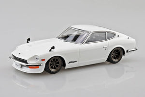 Aoshima Snap Kit 15CU-WH Nissan S30 Fairlady Z Custom (White) 1/32 Model Kit - A-Z Toy Hobby