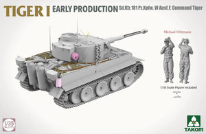 Takom 2195 Tiger I Early Sd.Kfz.181 Pz.Kpfw.VI Ausf.E Command Tiger 1/35 Model Kit - A-Z Toy Hobby