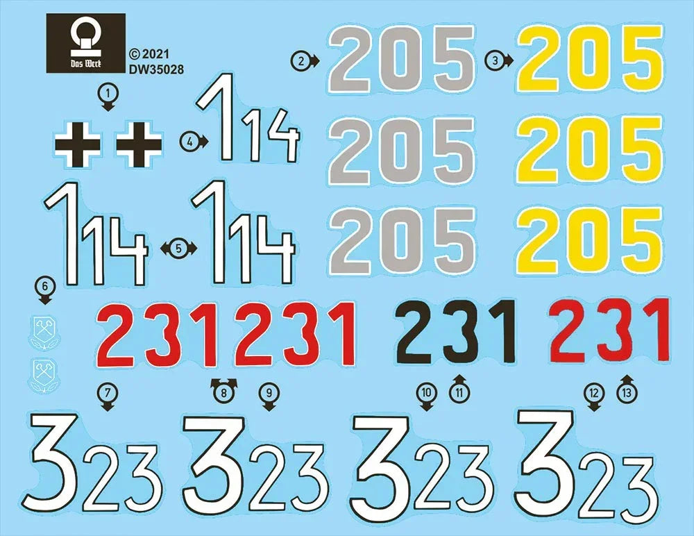 Das Werk 35028 PzKpfwg.VI Tiger I Late (Sd.Kfz.181) 1/35 Model Kit - A-Z Toy Hobby