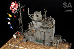 Border Model BSF002 Akagi Bridge w/Flightdeck & A6M2 Zero 1/35 Model Kit - A-Z Toy Hobby