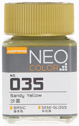 Jumpwind 035 Neo Color Semi Gloss Sandy Yellow Paint 18ml - A-Z Toy Hobby
