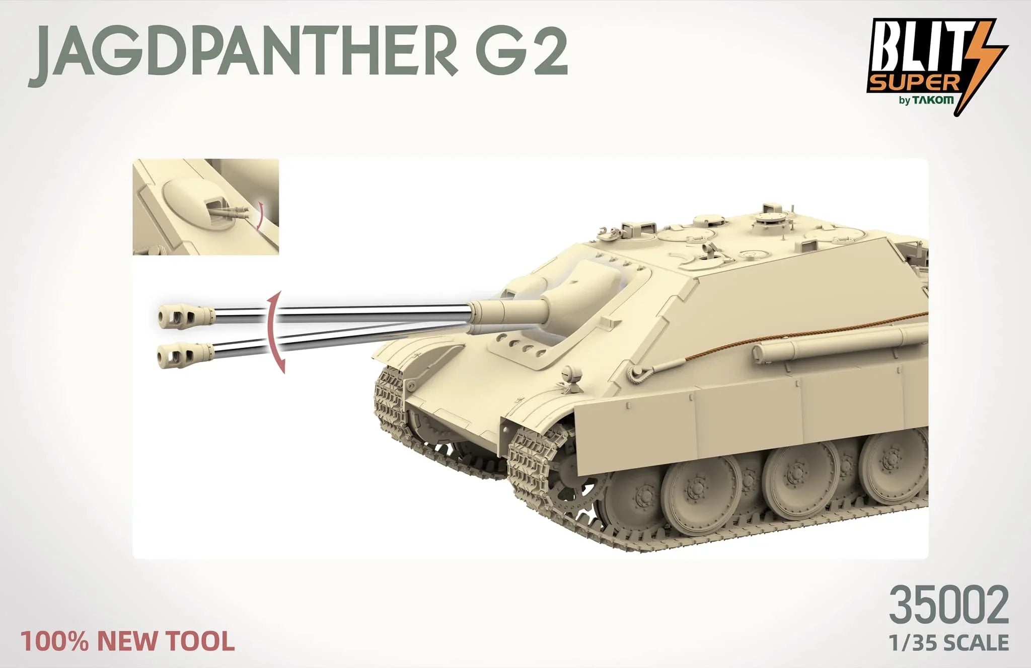 Das Werk 35042 Jagdpanther G2 - Sd.Kfz. 173 1/35 Model Kit - A-Z Toy Hobby