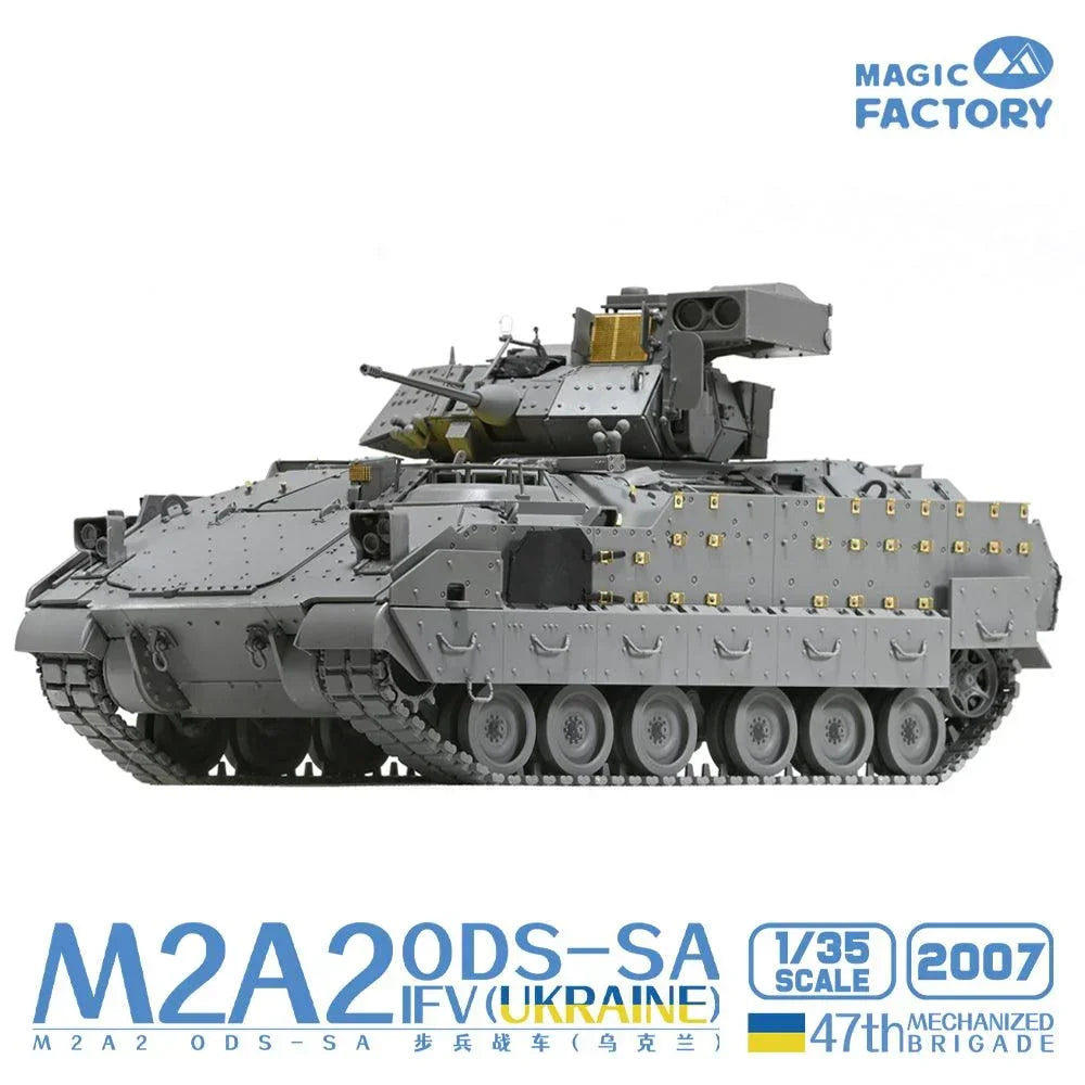Magic Factory 2007 M2A2 ODS-SA IFV Ukraine 1/35 Model Kit - A-Z Toy Hobby