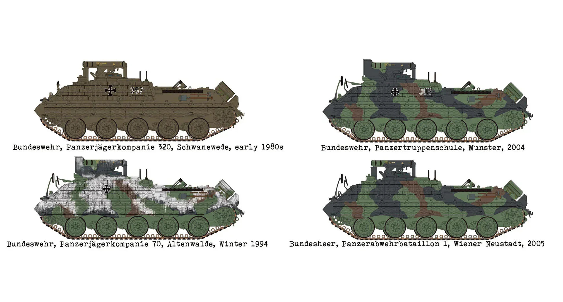 Das Werk 35035 Raketenjagdpanzer Jaguar 1 (2 in 1) 1/35 Model Kit - A-Z Toy Hobby