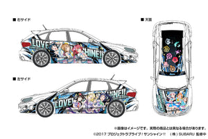 Aoshima Japanese Animation Wrapping Car "Itasha" #2, LoveLive! Sunshine!! GRB Impreza WRX STI '10 Subaru 1/24 Model Kit - A-Z Toy Hobby