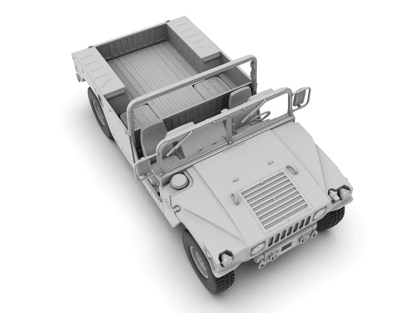 ICM 35435 Humvee M1097A2 1/35 Model Kit - A-Z Toy Hobby