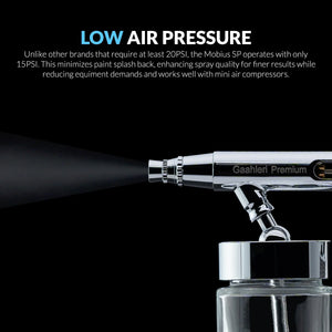 Gaahleri GHPM-Mobius Premium SP 0.3mm & 0.5mm Siphon Airbrush - A-Z Toy Hobby
