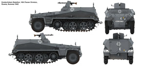 Das Werk 16018 Sd.Kfz. 250/1 Ausf. A 1/16 Model Kit - A-Z Toy Hobby