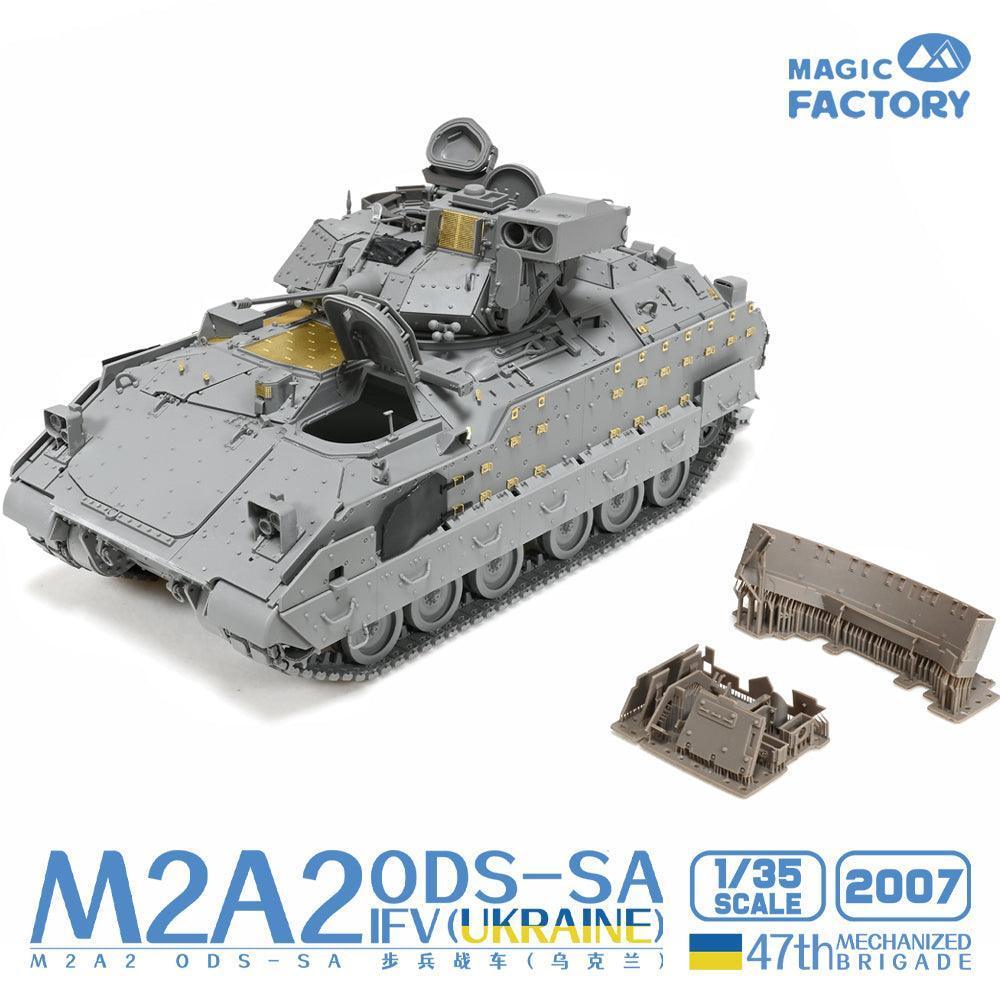 Magic Factory 2007 M2A2 ODS-SA IFV Ukraine 1/35 Model Kit - A-Z Toy Hobby