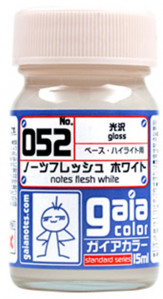 Gaia Notes Base Color 052 Notes Flesh White Lacquer Paint 15ml