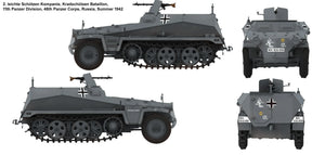 Das Werk 16018 Sd.Kfz. 250/1 Ausf. A 1/16 Model Kit - A-Z Toy Hobby