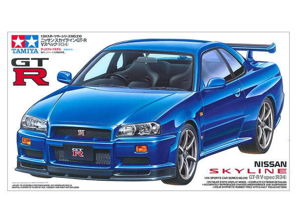 Tamiya 24210 Nissan Skyline GT-R V-Spec (R34) 1/24 Model Kit