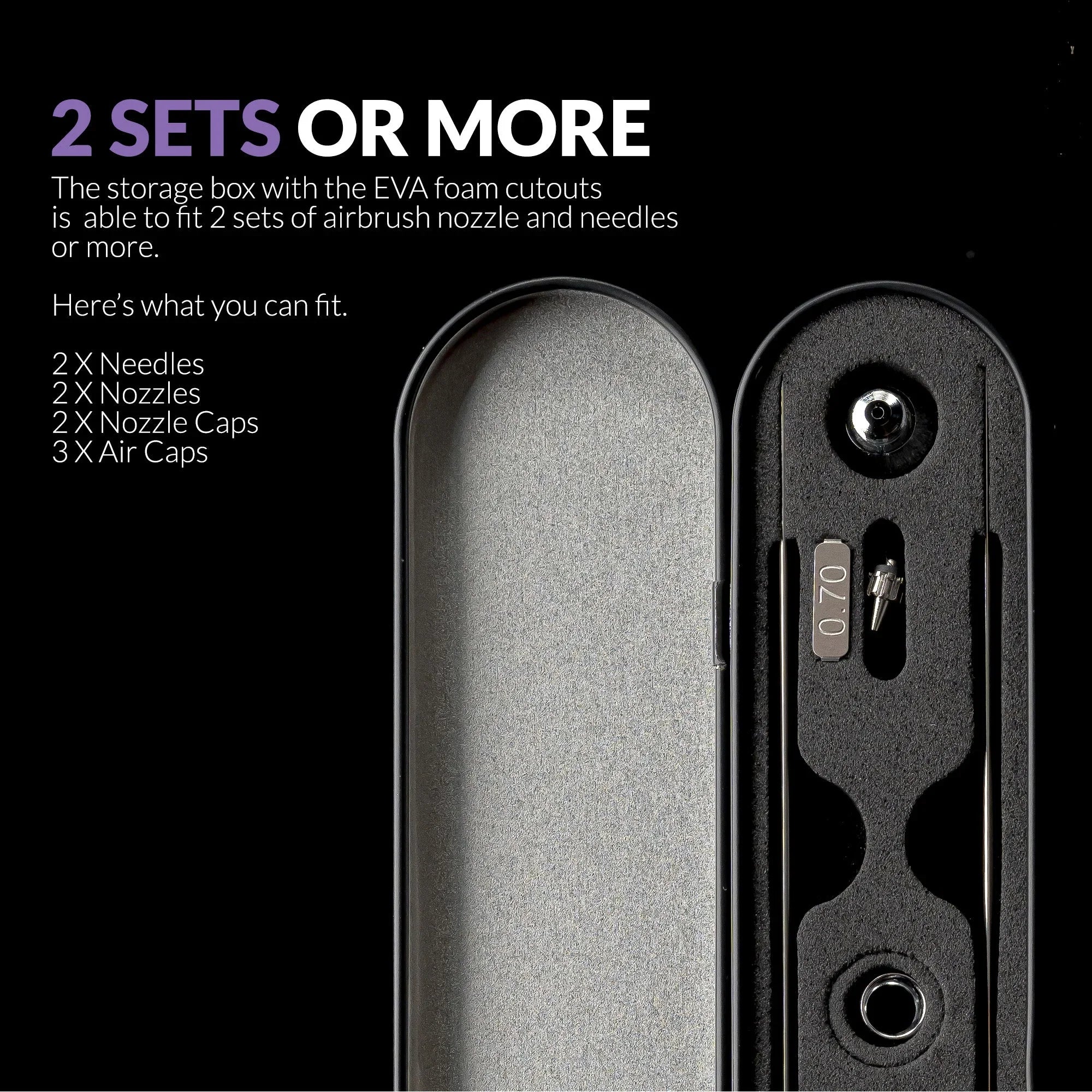 Gaahleri Airbrush Storage Box - A-Z Toy Hobby