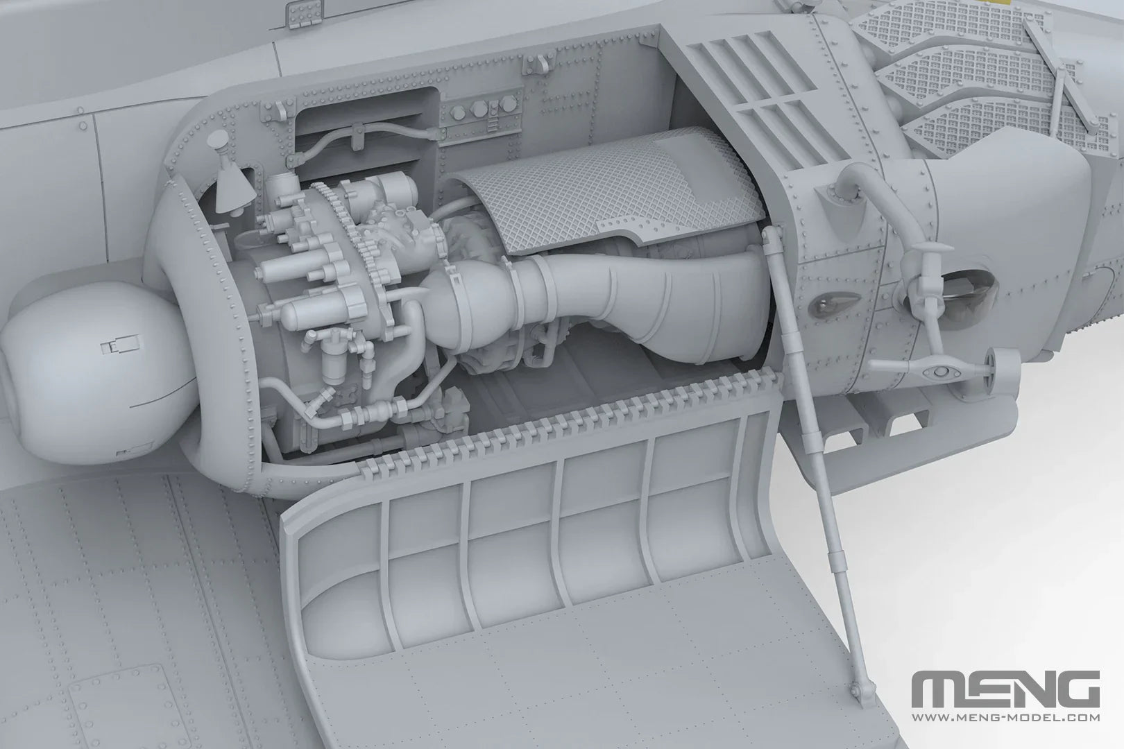 Meng QS-005S AH-64D Israeli Saraf Heavy Attack Helicopter 1/35 Model Kit - A-Z Toy Hobby
