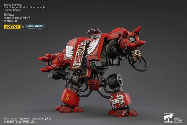 Joy Toy Warhammer Blood Angels Furioso Dreadnought Brother Samel 1/18 Action Figure - A-Z Toy Hobby
