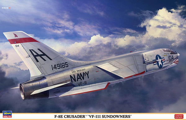Hasegawa 07524 F-8E Crusader "VF-111 Sundowners" 1/48 Model Kit