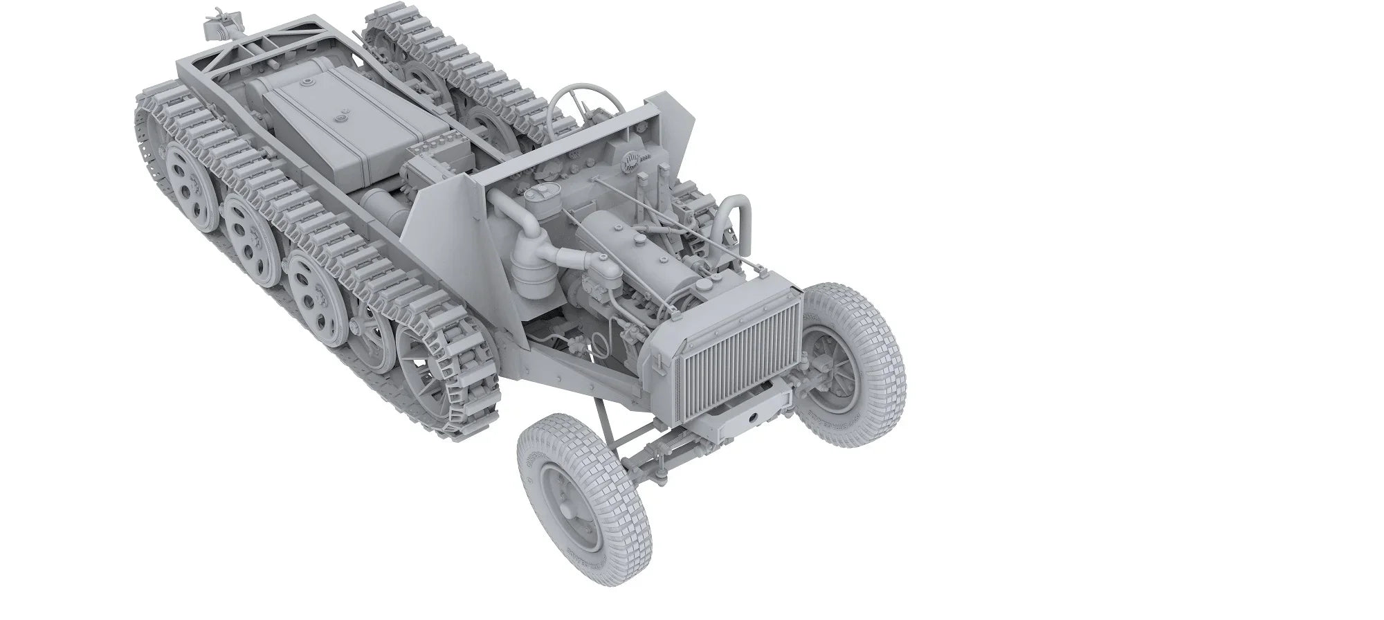 Das Werk 16005 Sd.Kfz. 251/1 Ausf.D 1/16 Model Kit - A-Z Toy Hobby