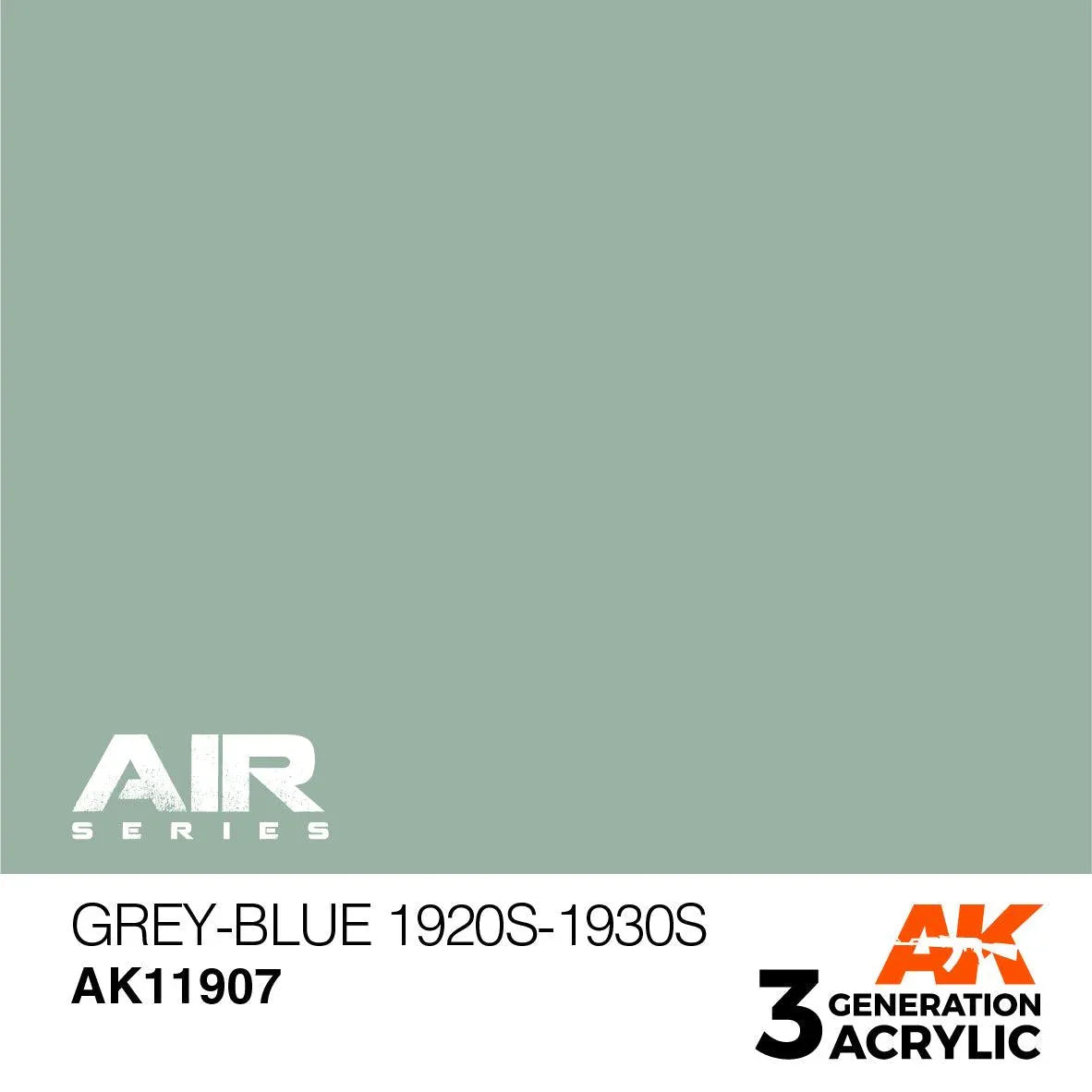 AK Interactive AK11907 3G Air Grey-Blue 1920s-1930s Paint 17ml - A-Z Toy Hobby