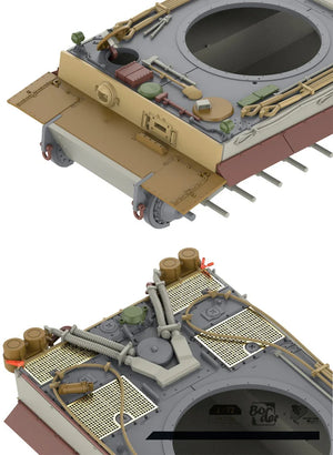 Border Model TK7203 Tiger I Early (Battle of Kursk) 1/72 Model Kit - A-Z Toy Hobby