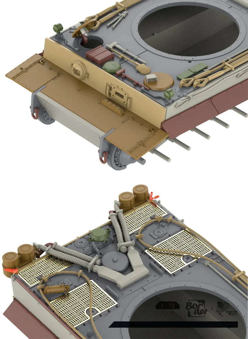 Border Model TK7203 Tiger I Early (Battle of Kursk) 1/72 Model Kit - A-Z Toy Hobby
