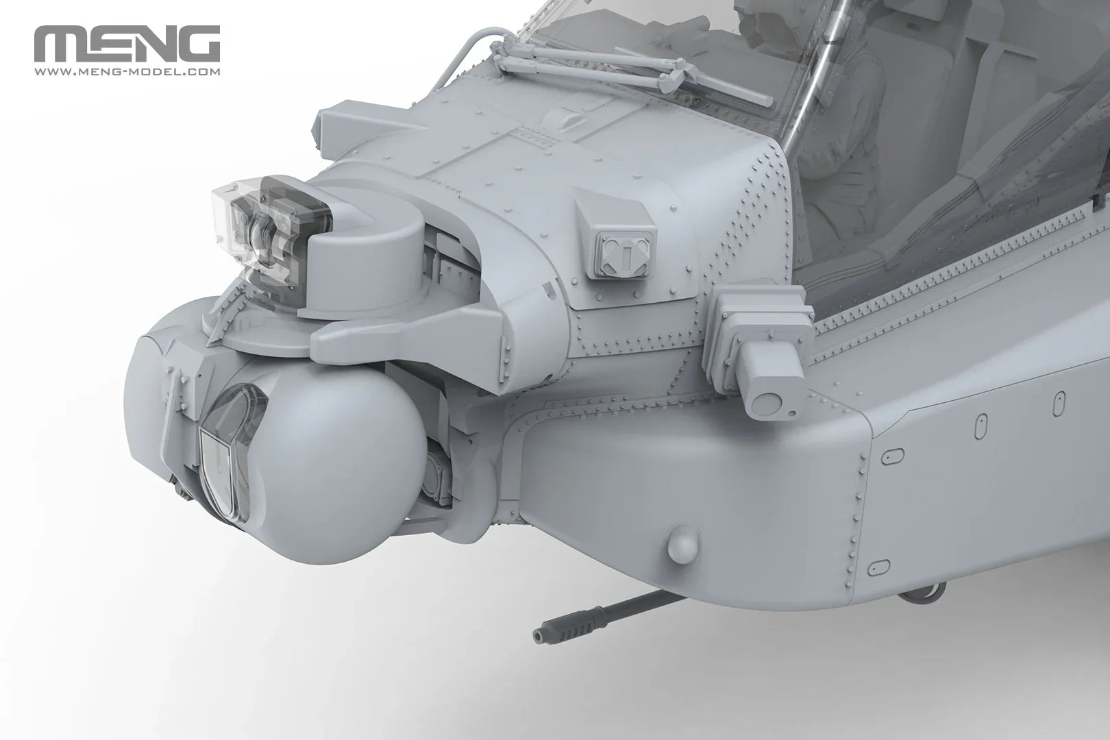 Meng QS-005S AH-64D Israeli Saraf Heavy Attack Helicopter 1/35 Model Kit - A-Z Toy Hobby