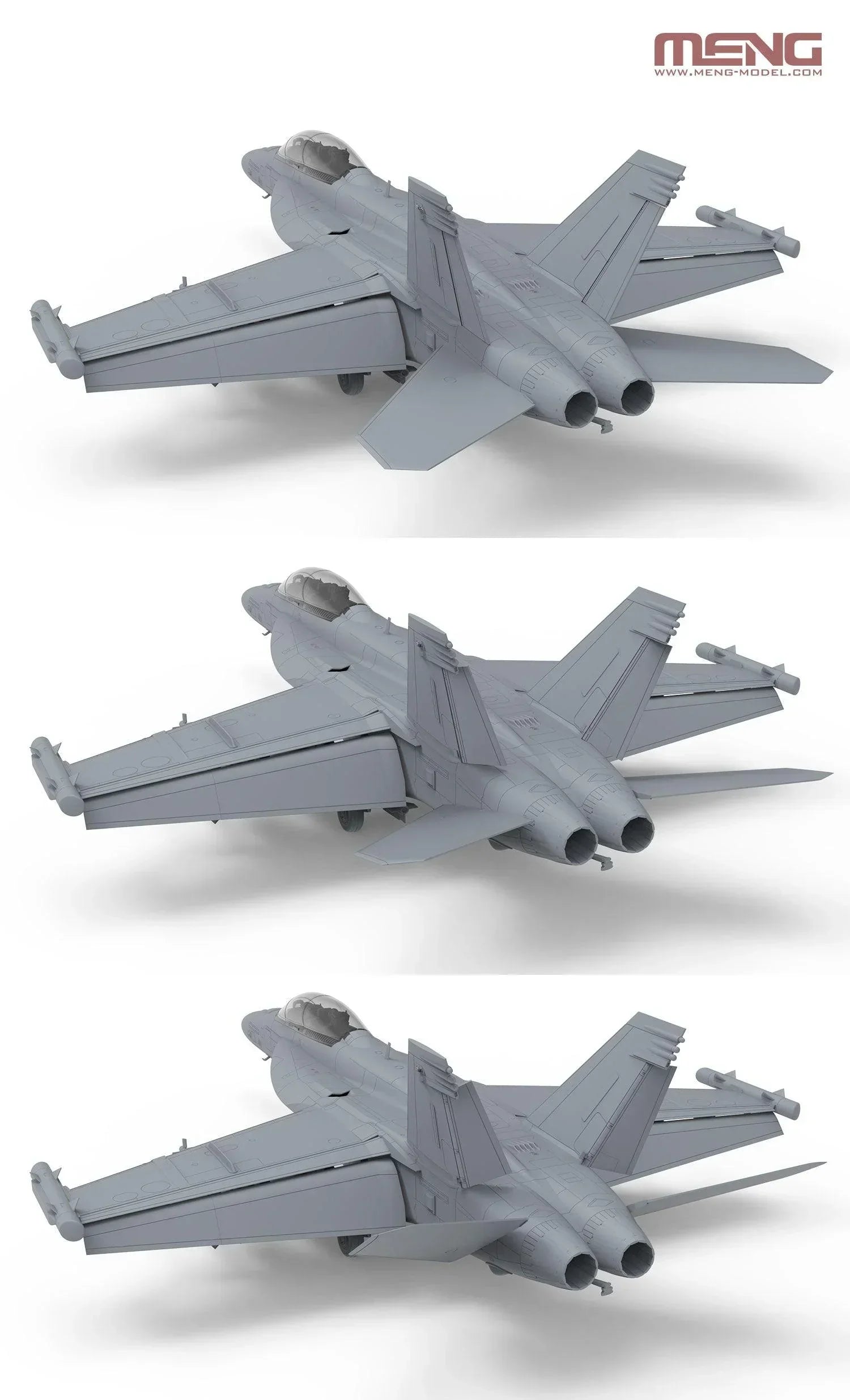 Meng LS-014 EA-18G Growler Electronic Attack Aircraft 1/48 Model Kit - A-Z Toy Hobby