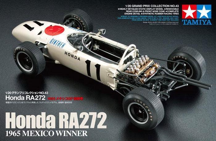 Tamiya 20043 Honda F1 RA272 1965 Mexico Winner Car 1/20 Model Kit TAM20043 - A-Z Toy Hobby