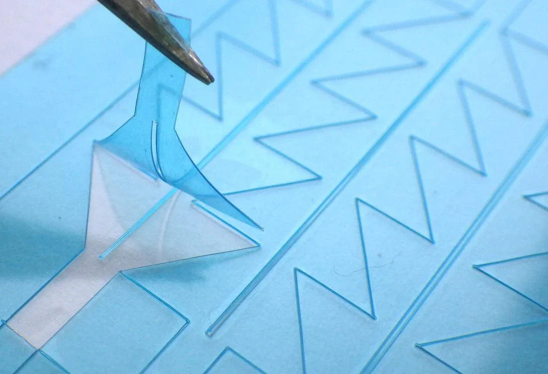 Gunprimer Panel Line Guide 1 - Straight for Curved Surface - A-Z Toy Hobby