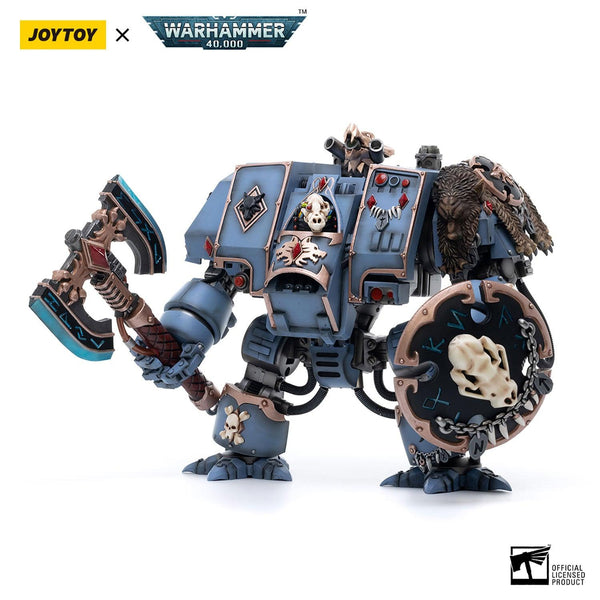 Joy Toy Warhammer 40K Space Wolves Venerable Dreadnought Brother Hvor 1/18 Action Figure - A-Z Toy Hobby