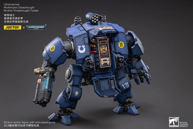 Joy Toy Warhammer Ultramarines Redemptor Dreadnought Brother Dreadnought Tyleas 1/18 Action Figure - A-Z Toy Hobby