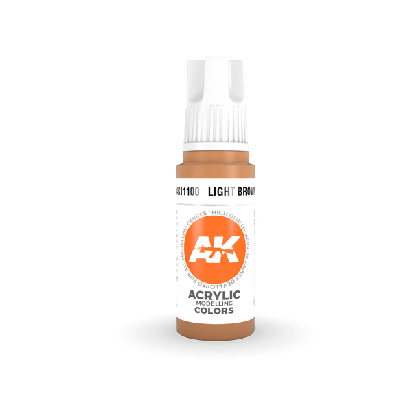 AK Interactive AK11100 3G Light Brown Acrylic Paint 17ml - A-Z Toy Hobby